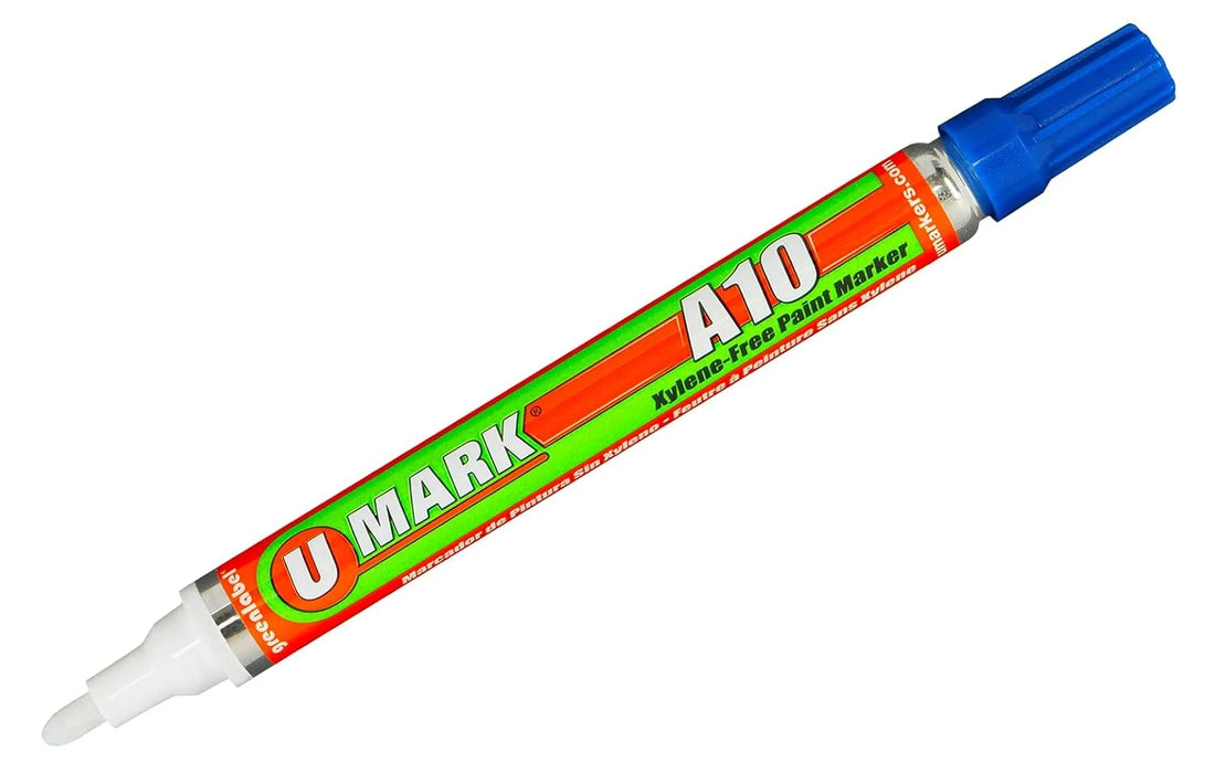 U-MARK MARCADOR PERMANENTE PARA METALES A10 AZUL | 10ML