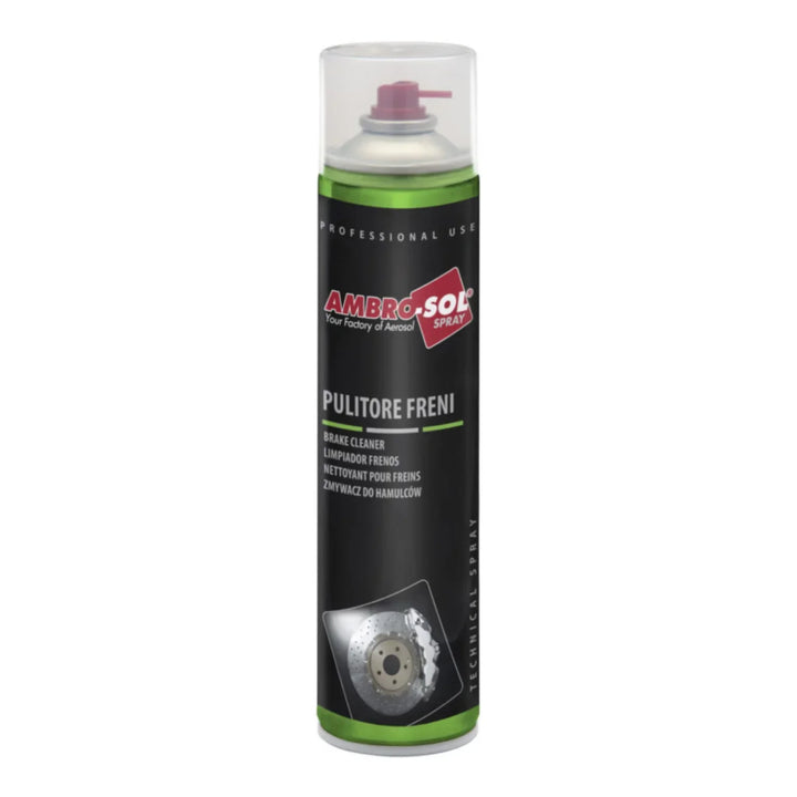 AMBRO-SOL SPRAY LIMPIA FRENOS, EMBRAGUES Y PIEZAS MECÁNICAS | 600 ML
