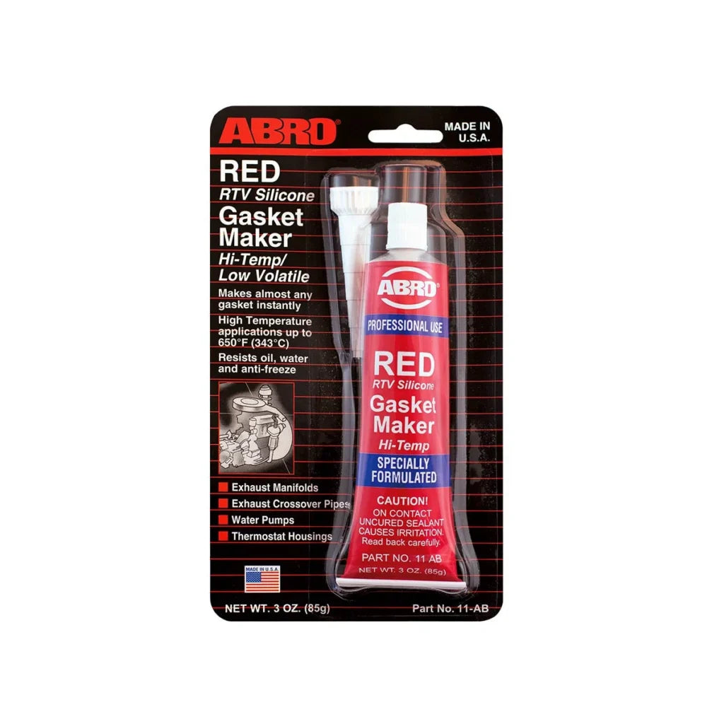 ABRO RED SILICONA AUTOMOTRIZ 11-AB (CH) 3 OZ