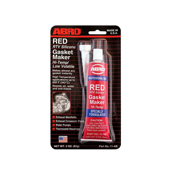 ABRO RED SILICONA AUTOMOTRIZ 11-AB (CH) 3 OZ