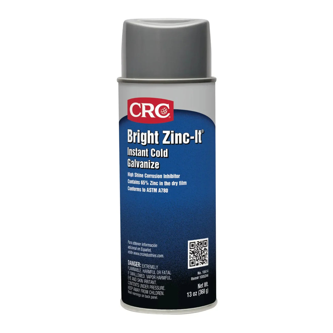 CRC BRIGHT ZINC-IT INSTANT COLD GALVANIZE | 13 OZ | 18414