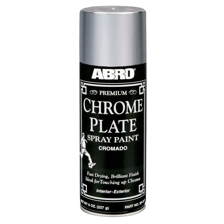 ABRO PINTURA EN SPRAY CROMO METÁLICO PREMIUM | 8 OZ | 317C