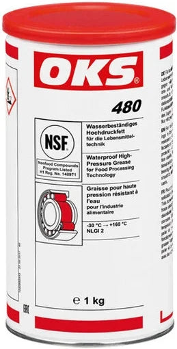 OKS 480 GRASA DE ALTA PRESIÓN IMPERMEABLE PARA LA INDUSTRIA ALIMENTARIA | 1 KG