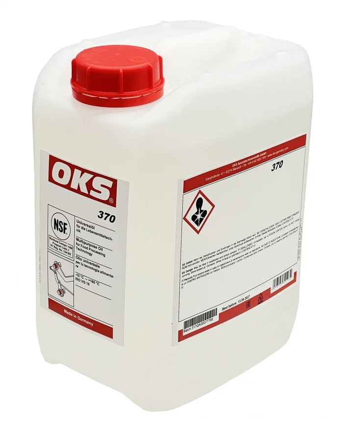OKS 370 ACEITE UNIVERSAL DE GRADO ALIMENTARIO H1 ISO VG 15 INCOLORO | 5 L