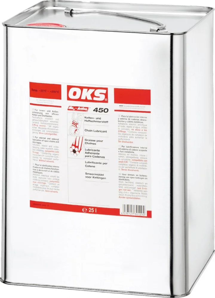 OKS 450 LUBRICANTE ADHESIVO PARA CADENAS TRANSPARENTE | 25 L