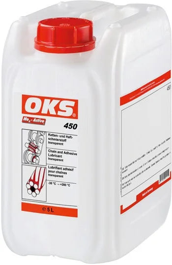 OKS 450 LUBRICANTE ADHESIVO PARA CADENAS TRANSPARENTE | 5 L