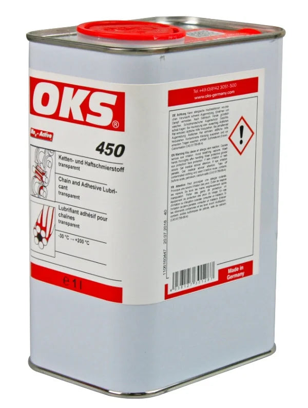 OKS 450 LUBRICANTE ADHESIVO PARA CADENAS TRANSPARENTE | 1 L