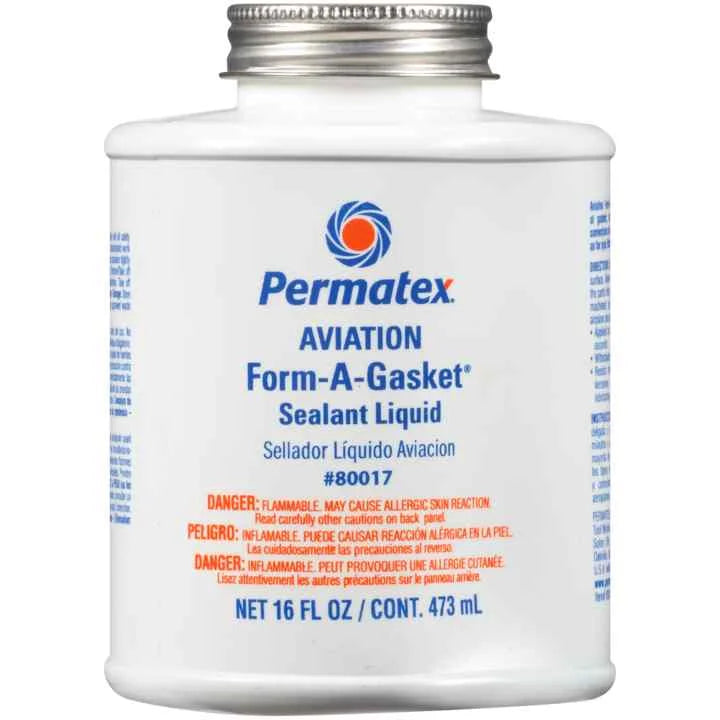 PERMATEX AVIATION FORM-A-GASKET N.º 3 SELLADOR LÍQUIDO | 16 OZ | 80017
