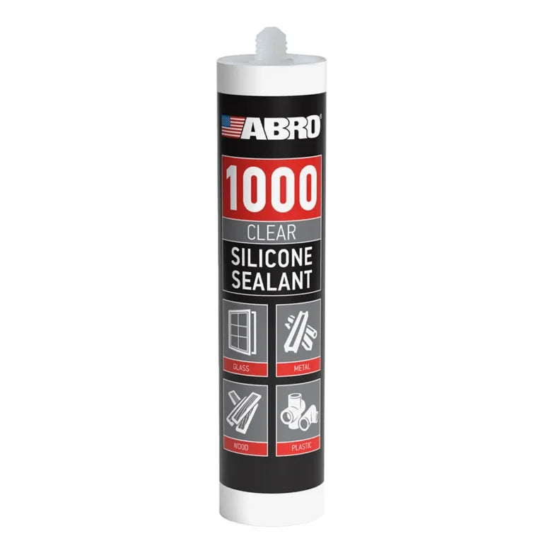 ABRO 1000 SILICONA TRANSPARENTE MULTIUSO ANTIHONGOS (CH) 300 ML