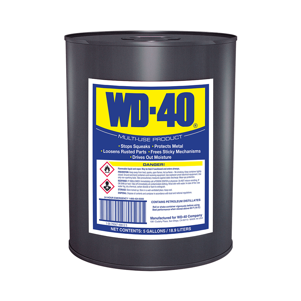 WD-40 AFLOJATODO LUBRICANTE MULTIUSOS | 5 GALÓN | 52117