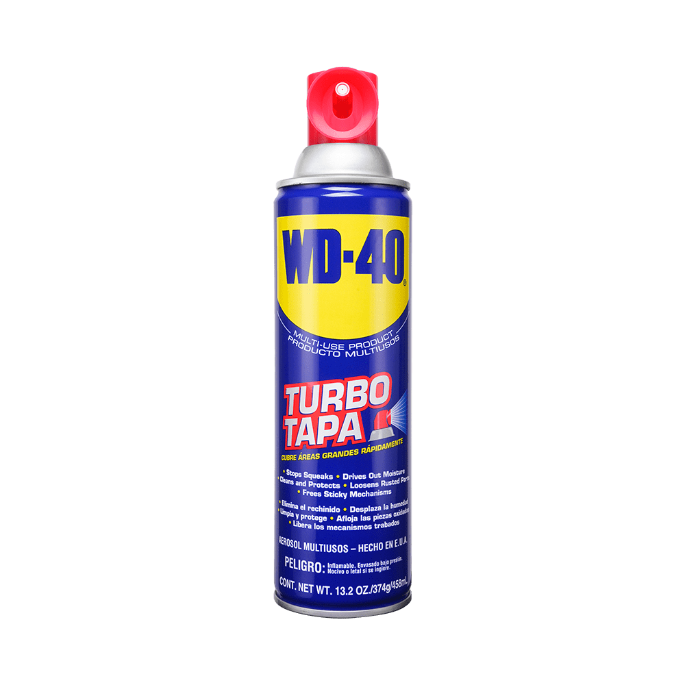 WD-40 PRODUCTO MULTIUSOS TURBO TAPA | 13.2 OZ