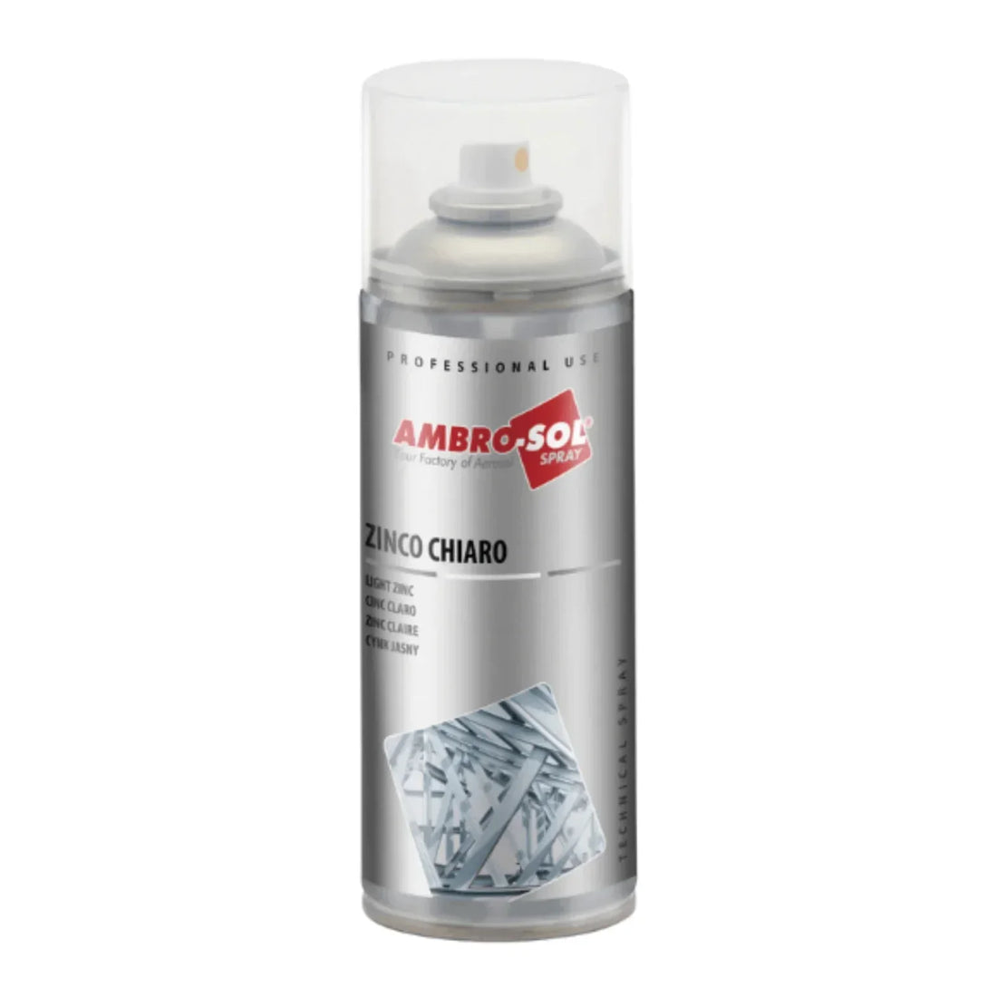 AMBRO-SOL SPRAY GALVANIZADOR FRÍO ZINC 98% GRIS CLARO | 400 ML