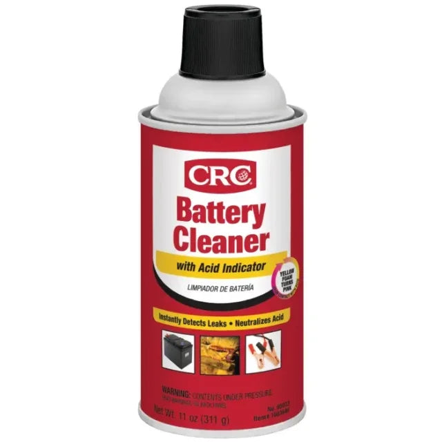 CRC BATTERY CLEANER WITH ACID INDICATOR 5023 | 11 OZ