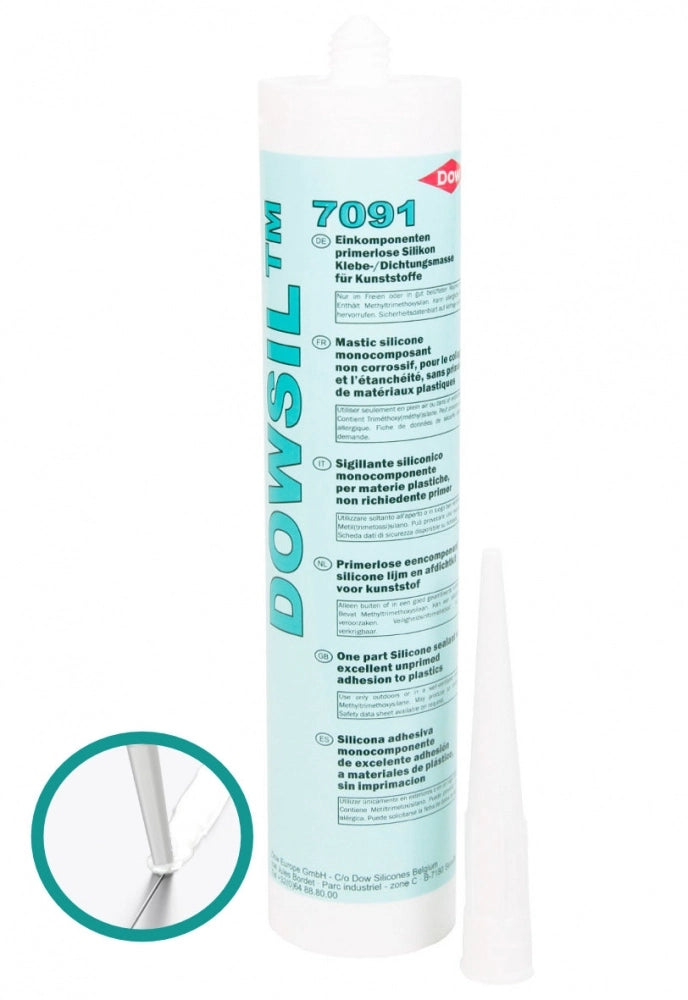 DOWSIL 7091 ADHESIVO DE SILICONA BLANCA | 310 ML | 2756056