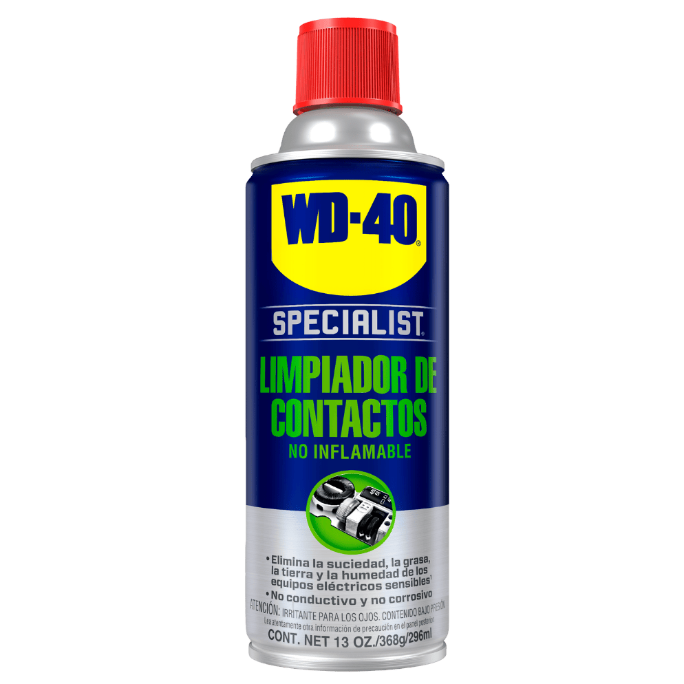 WD-40 SPECIALIST LIMPIADOR DE CONTACTOS NO INFLAMABLE | 13 OZ | 560088