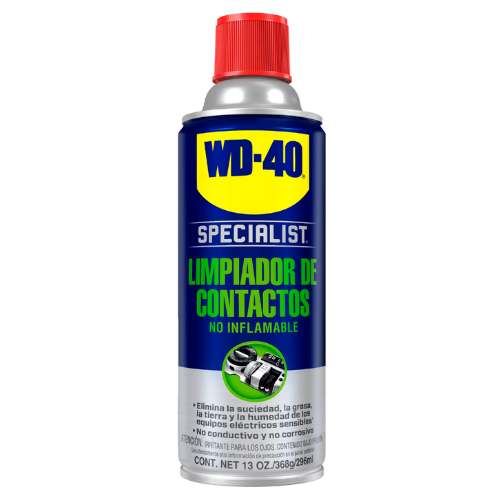 WD-40 SPECIALIST LIMPIADOR DE CONTACTOS NO INFLAMABLE | 13 OZ | 560088