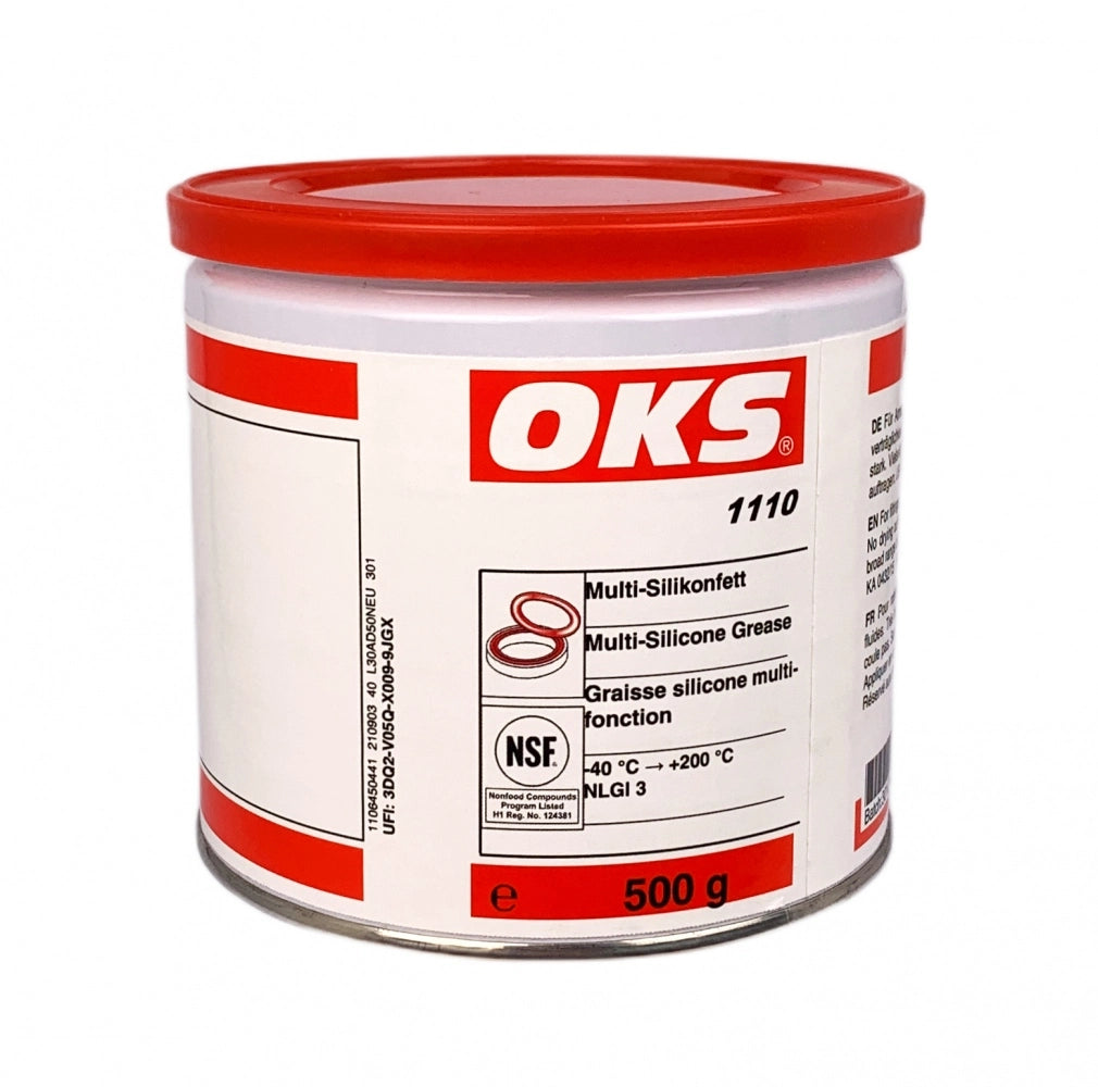 OKS 1110 GRASA DE SILICONA MULTIUSOS DE GRADO ALIMENTICIO INCOLORA NLGI-3 | 500 G