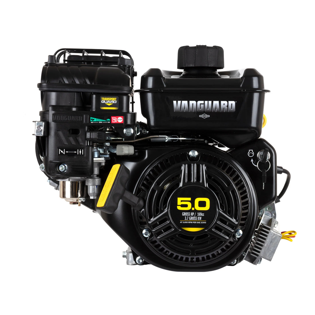 BRIGGS & STRATTON MOTOR HORIZONTAL VANGUARD 5.0 HP 169 CC 3600 RPM
