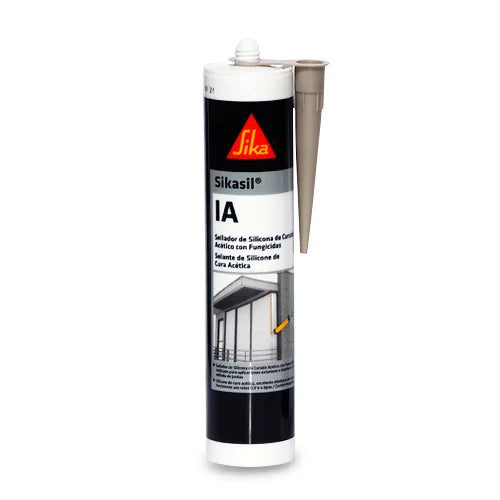 SIKA SIKASIL SELLADOR DE SILICONA ACÉTICO – IA GRIS | 280 ML