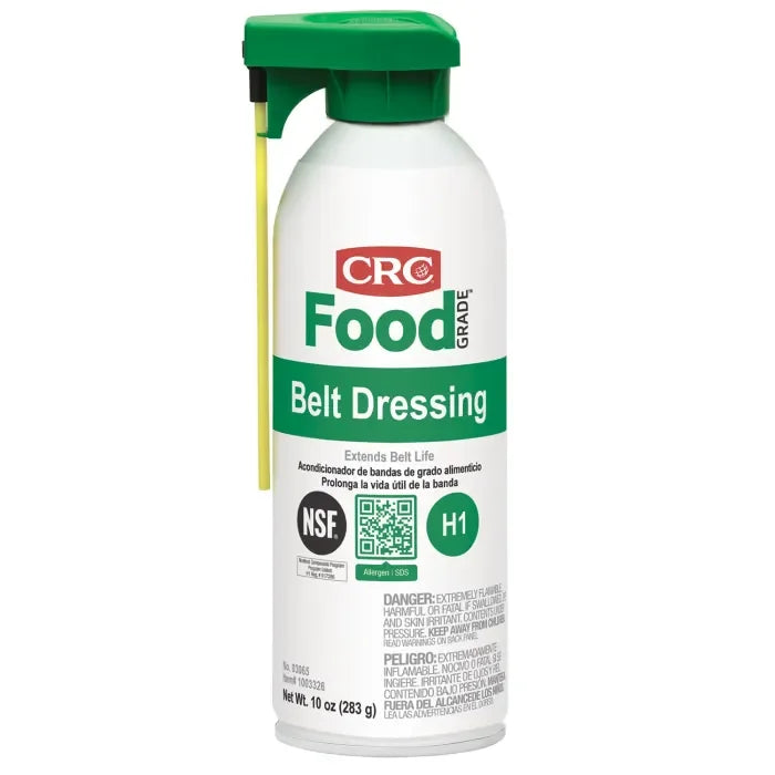 CRC ANTIDESLIZANTE DE CORREAS, FAJAS Y BANDAS DE GRADO ALIMENTICIO | 10 OZ | 03065