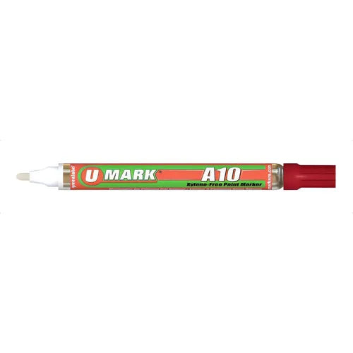 U-MARK MARCADOR PERMANENTE PARA METALES A10 ROJO | 10ML