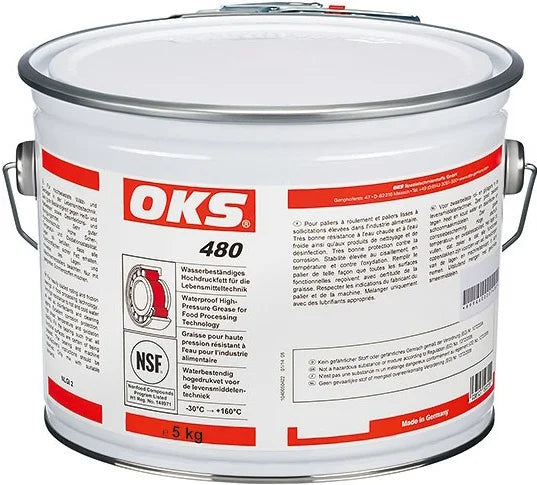 OKS 480 GRASA DE ALTA PRESIÓN IMPERMEABLE PARA LA INDUSTRIA ALIMENTARIA | 5 KG