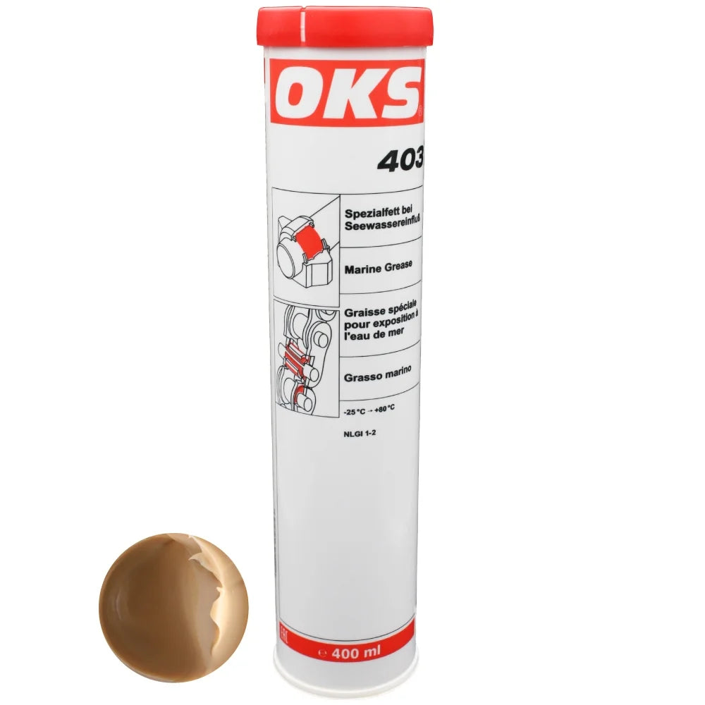 OKS 403 GRASA ESPECIAL PARA EXPOSICIÓN AL AGUA DE MAR | 400 ML