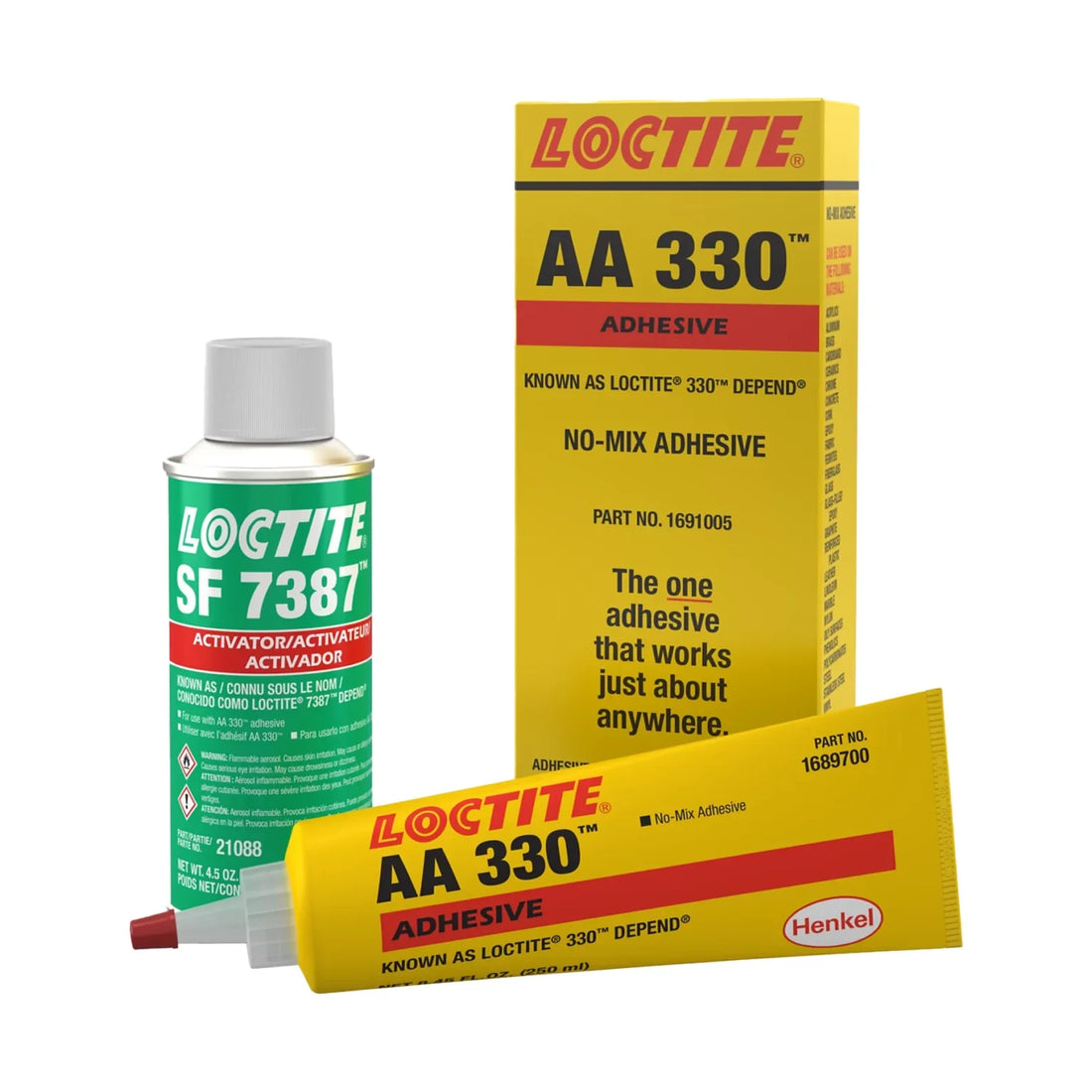 LOCTITE AA 330 + LOCTITE SF 7387 (KIT) 250 ML | 00312 | IDH 1691005
