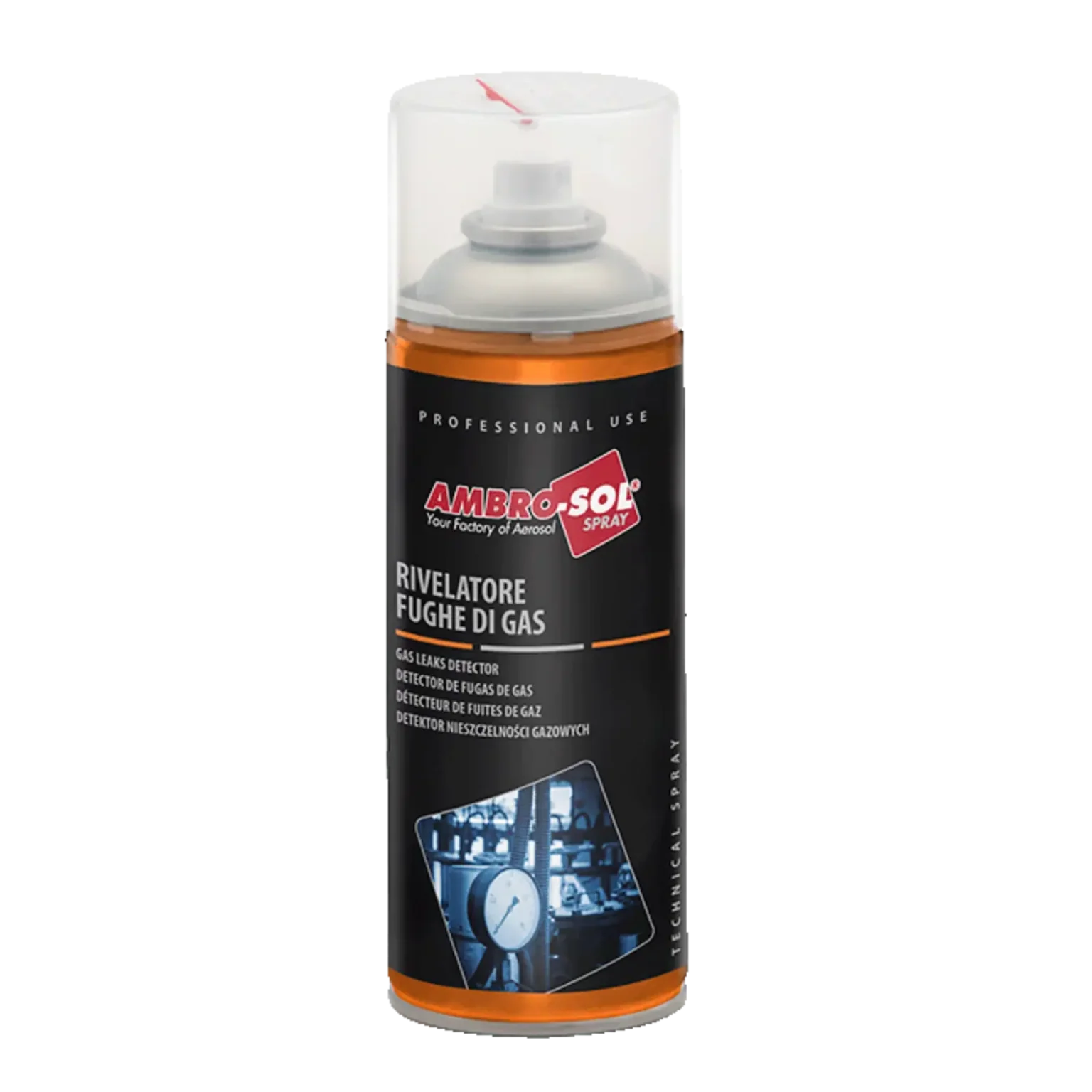 AMBRO-SOL LEAK DETECTOR SPRAY DETECTOR DE FUGAS DE AIRE Y GAS | 400 ML