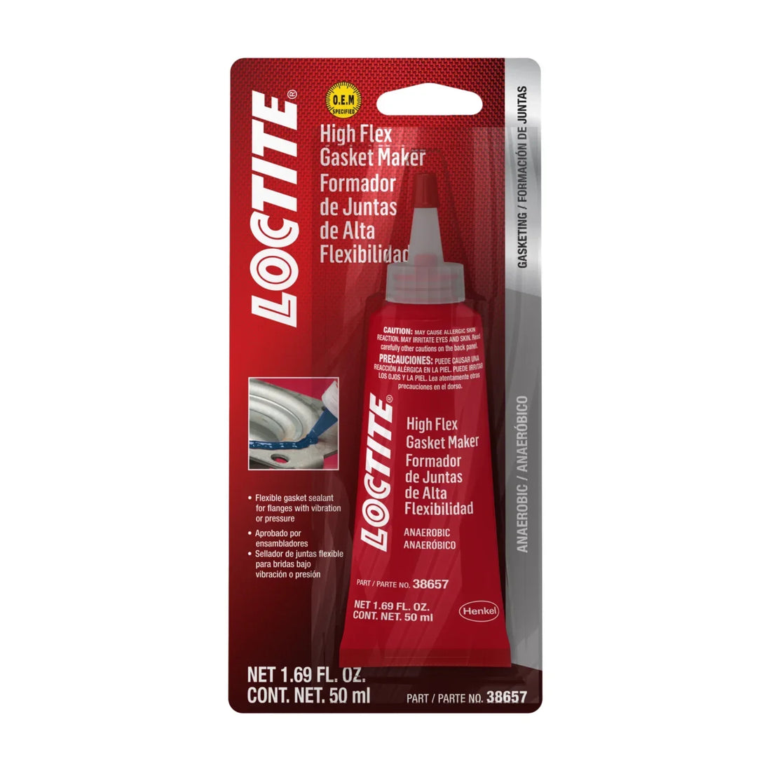 LOCTITE HIGH FLEX GASKET MAKER 50ML | 38657 | IDH 555354