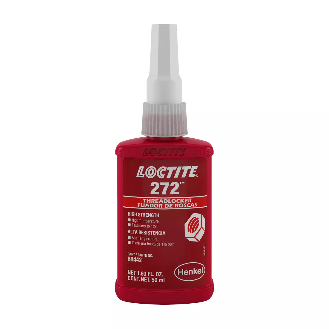 LOCTITE 272 TRABADOR DE ROSCAS ROJO 50 ml | 27240 | IDH 88442