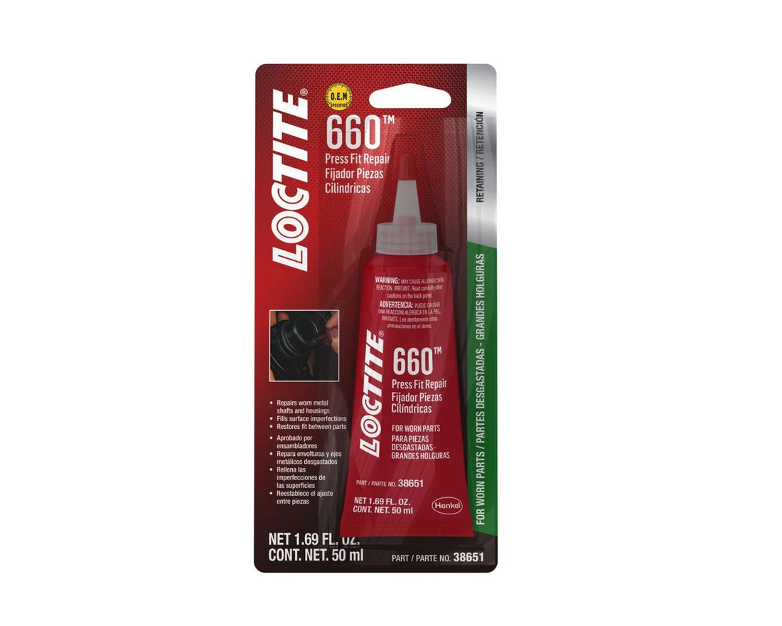 LOCTITE 660 FIJADOR DE EJES / RODAMIENTOS GRANDES 50 ML | 38651 | IDH 555337