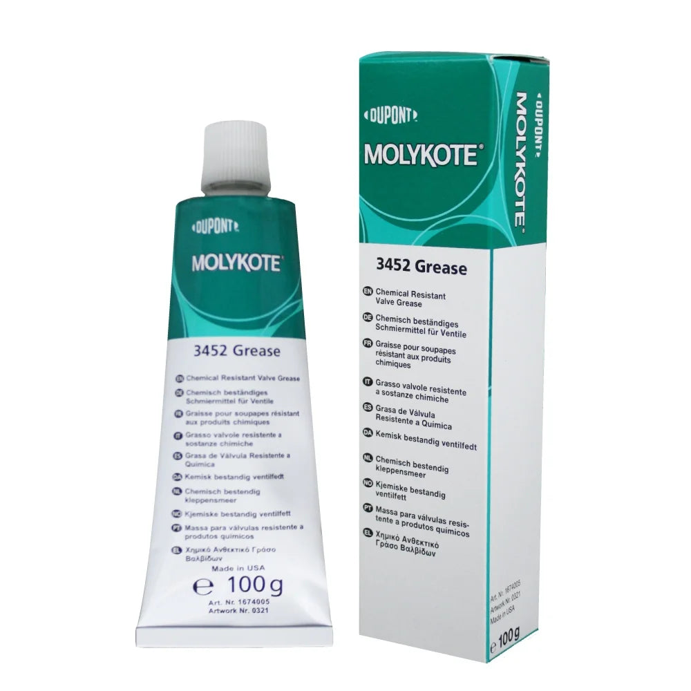 MOLYKOTE 3452 GRASA PARA VÁLVULAS DE FLUOROSILICONA | 100 G | 1674005